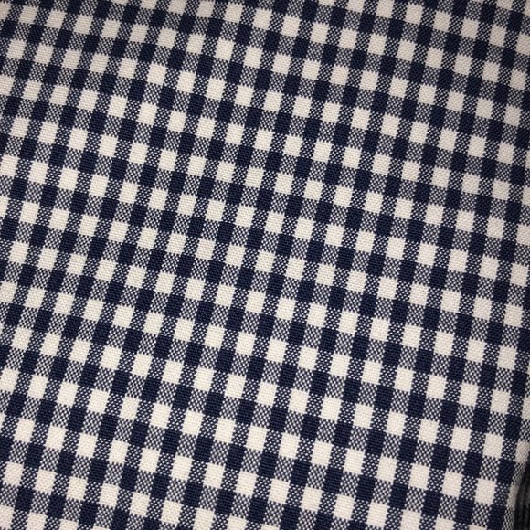 🗝TALBOTS🗝PETITE SLEEVELESS GINGHAM PEPLUM TOP🗝 - Picture 6 of 7